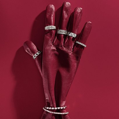 Каблучка "Ланцюжок" у сріблі OR133810 №6