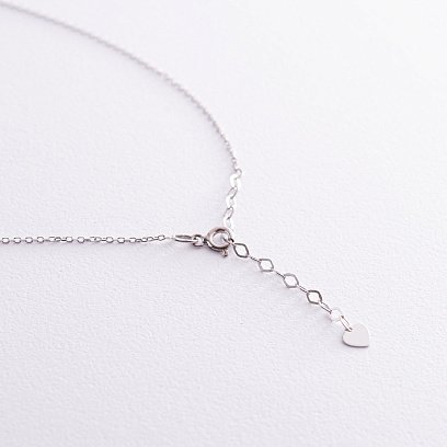 Кольє з хрестиком у сріблі 181266 №5