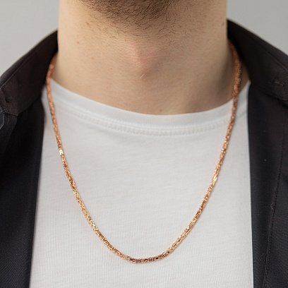 Мужская золотая цепочка ц00499 №2