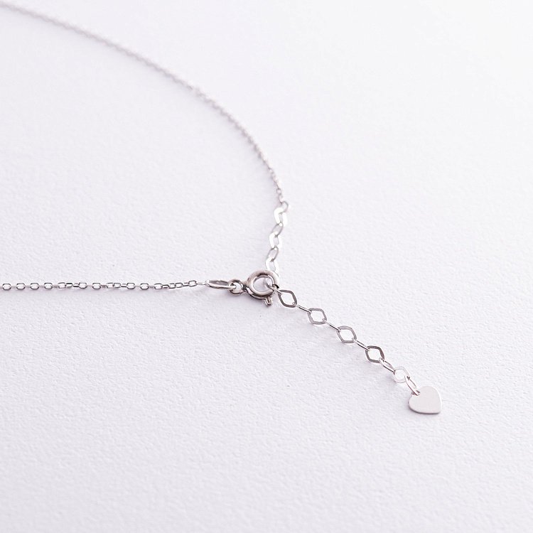 Кольє з хрестиком у сріблі 181266 від ювелірного магазину Онікс - 4