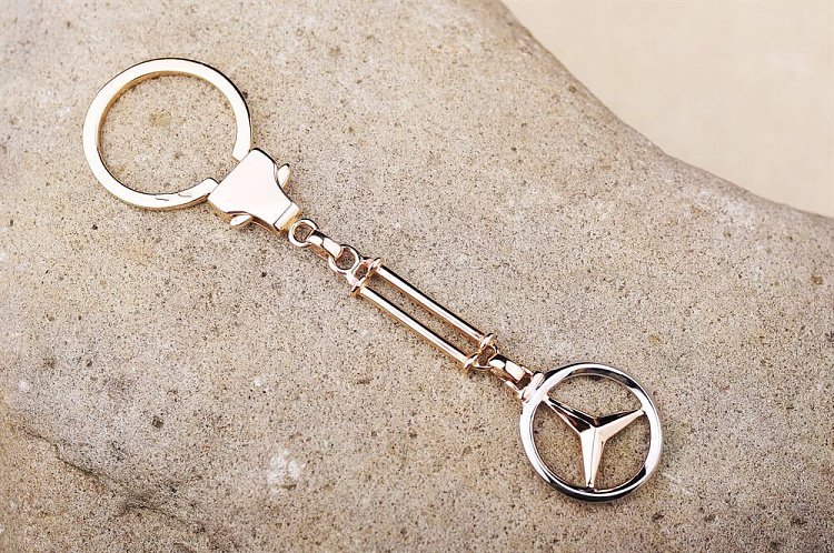 Брелок "Mercedes" бр00001м2 від ювелірного магазину Онікс - 1