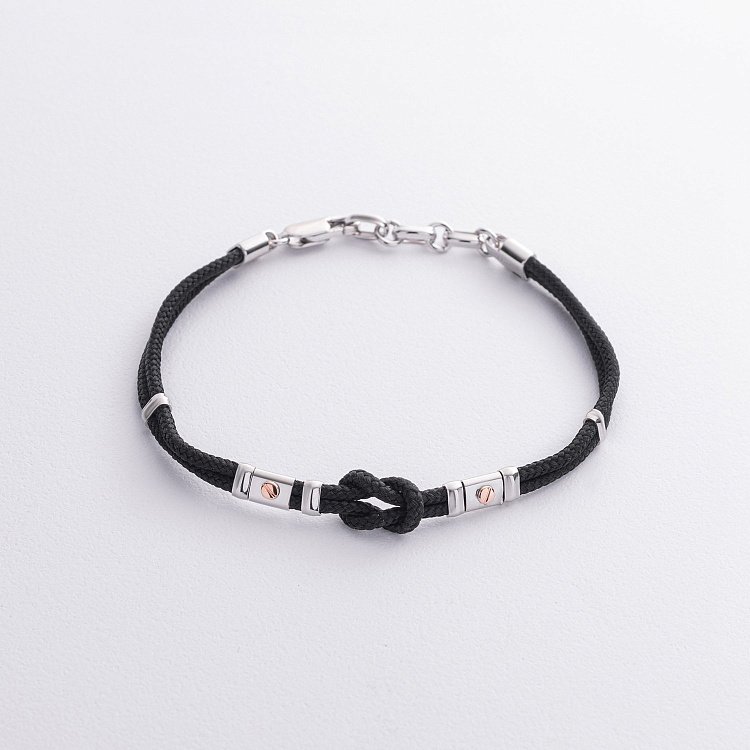 Мужской браслет "Морской узел" ZANCAN EXB518R-NE от ювелирного магазина Оникс - 1