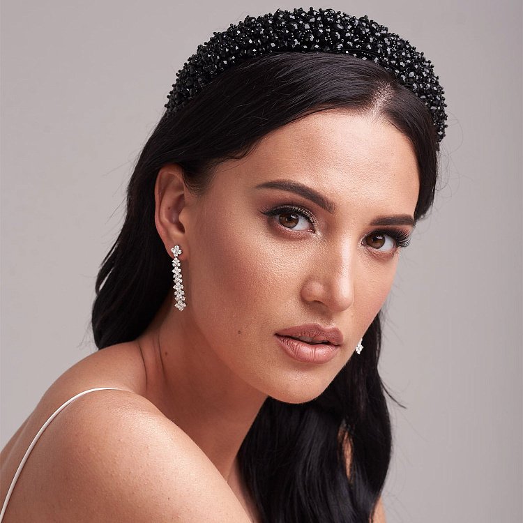 Золоті сережки з діамантами сб0197cha від ювелірного магазину Онікс - 5