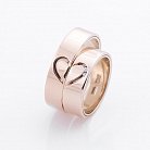 Мужское обручальное кольцо "Сердце" обр000470 от ювелирного магазина Оникс - 2