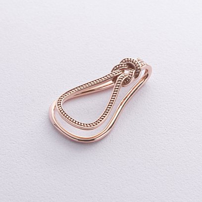 ﻿Затиск для грошей у червоному золоті заж00127