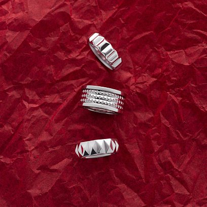 Кольцо "Gina" в белом золоте к07412 №9