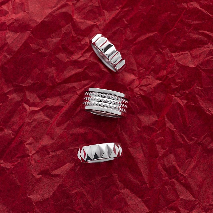 Кольцо "Gina" в белом золоте к07412 от ювелирного магазина Оникс - 9