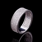 Серебряное кольцо с фианитами 111752 от ювелирного магазина Оникс - 2