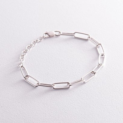 Серебряный браслет "Цепочка" 141604 №3