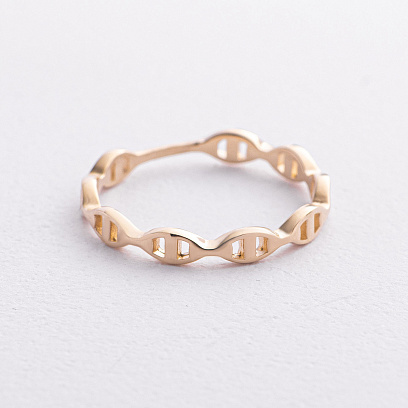 Кольцо "Helen" в желтом золоте mini к08432 №2