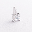 Срібний кулон з фіанітом 3032/1р-CZ от ювелирного магазина Оникс