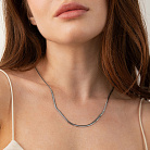 Кольє "Gisele" у білому золоті (снейк - 3 мм) ц00327-3 от ювелирного магазина Оникс - 7