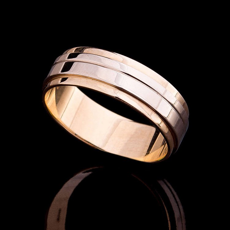 Обручальное кольцо обр000410 от ювелирного магазина Оникс