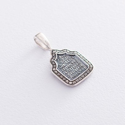 Серебряная ладанка "Казанская Божья Матерь" 132993 №5