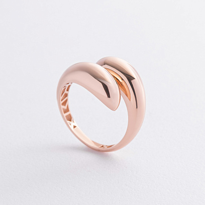 Каблучка "Rosemarie" у червоному золоті к08260