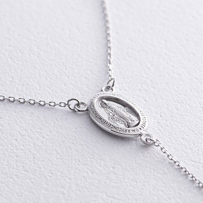 Колье "Розарий" в белом золоте кол02212 №5