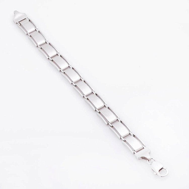 Мужской серебряный браслет 14660 от ювелирного магазина Оникс - 1