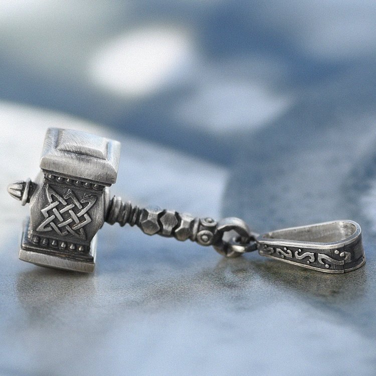 Срібний кулон "Молот Сварога" 218 від ювелірного магазину Онікс - 5