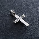 Срібний хрест "Розп'яття. Спаси і Збережи" 1173 от ювелирного магазина Оникс - 3