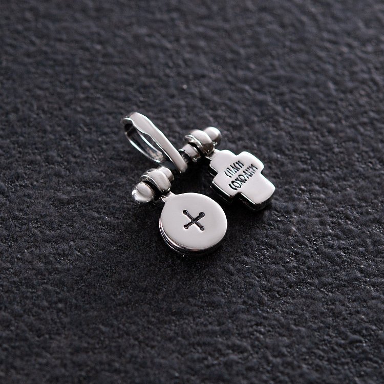 Серебряная подвеска с Божьей Матерью (чернение) 132883 от ювелирного магазина Оникс - 2