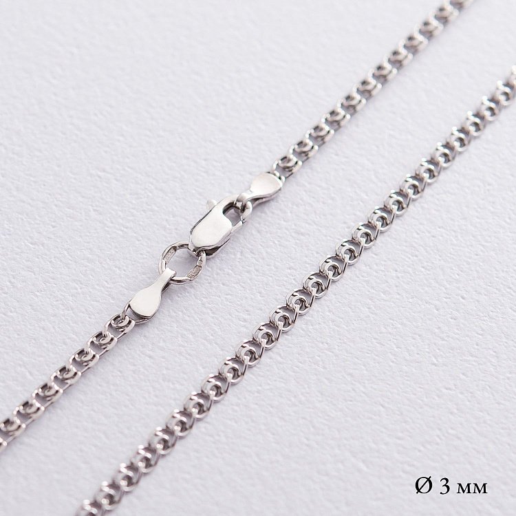 Срібний ланцюжок (плетіння Лав) Р010351 від ювелірного магазину Онікс