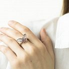 Серебряное кольцо "Бабочка" (им.улексит) 112105 от ювелирного магазина Оникс - 3
