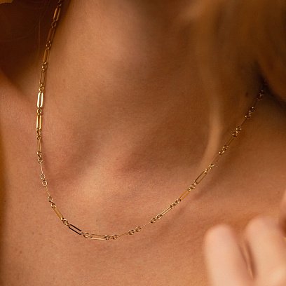 Кольє "Ванесса" у жовтому золоті кол02208 №10