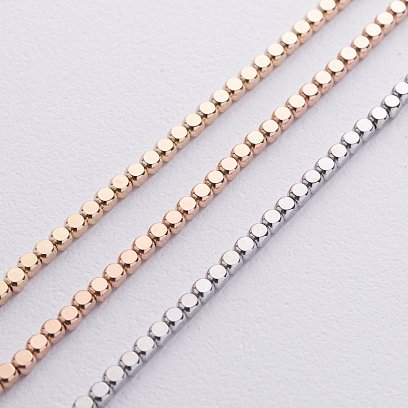 Браслет "Кубики" (белое золото) mini б05463 №3