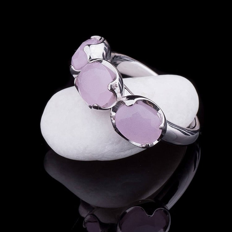 Кольцо (фианиты) 111644 от ювелирного магазина Оникс - 3