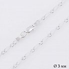Серебряная цепочка плетение Фигаро 1+1 Б010993 от ювелирного магазина Оникс