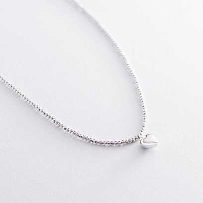 Золотое колье "Сердечко" кол01144