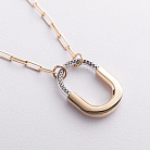 Колье "Camilla" в желтом золоте кол02667 от ювелирного магазина Оникс - 1