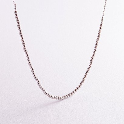 Срібне кольє "Кульки" 181214 №2