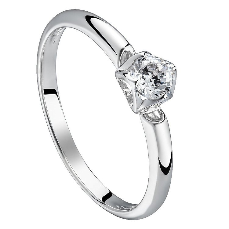 Золота заручальна каблучка з діамантом zberd907 від ювелірного магазину Онікс