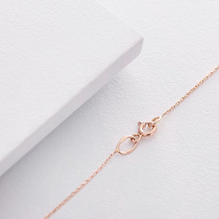 Золоте кольє "Серце" з фіанітом кол01436 від ювелірного магазину Онікс - 2