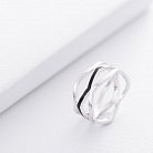 Срібний перстень "Геометрія" з емаллю 112084 от ювелирного магазина Оникс - 2