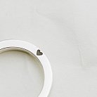Серебряное кольцо "Сердце" 112125с от ювелирного магазина Оникс - 6