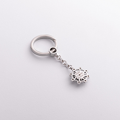 Мужской серебряный брелок "Солнце" Zancan EXP088 №3