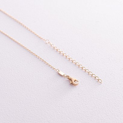 Колье - цепочка "Шарики" в желтом золоте кол02253 №11