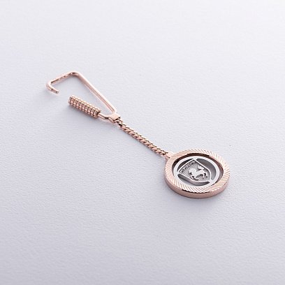 Золотой брелок "Porsche - Порше" бр00063 №3