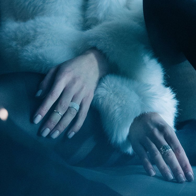 Кольцо "Далия" в серебре 112609 от ювелирного магазина Оникс - 8