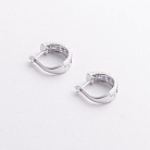 Золоті сережки з діамантами та сапфірами сб0678mi от ювелирного магазина Оникс - 1