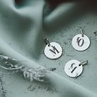 Срібний кулон "Буква" 132724бук от ювелирного магазина Оникс - 11