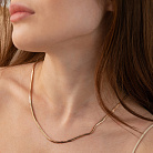 Кольє "Gisele" у червоному золоті (снейк - 3.5 мм) ц00321-3.5 от ювелирного магазина Оникс - 7