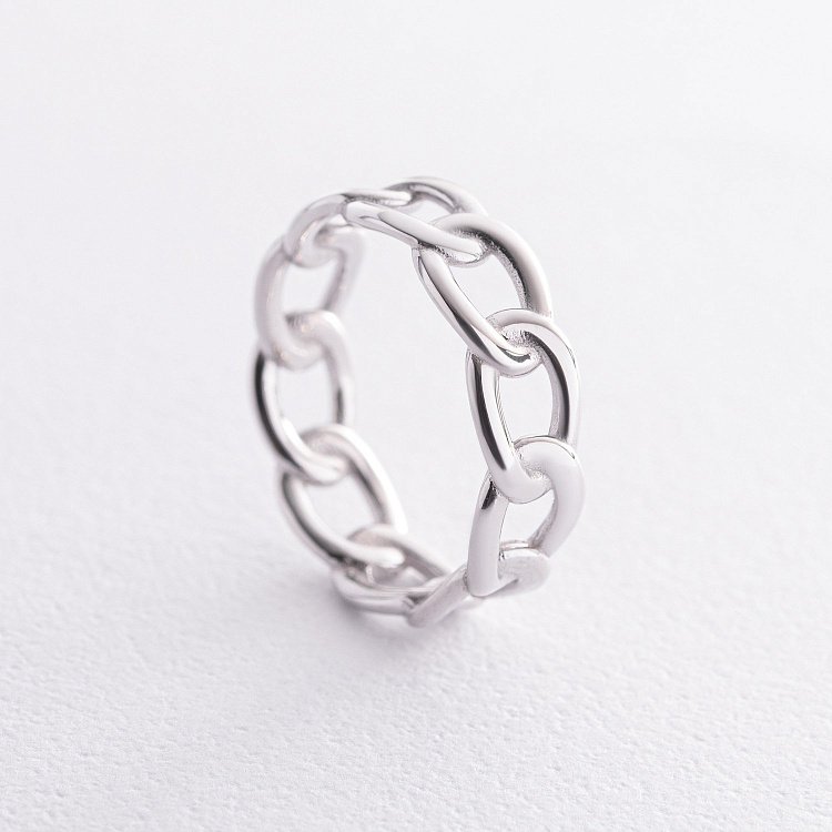 Кольцо "Цепочка" в серебре OR133810 от ювелирного магазина Оникс - 2