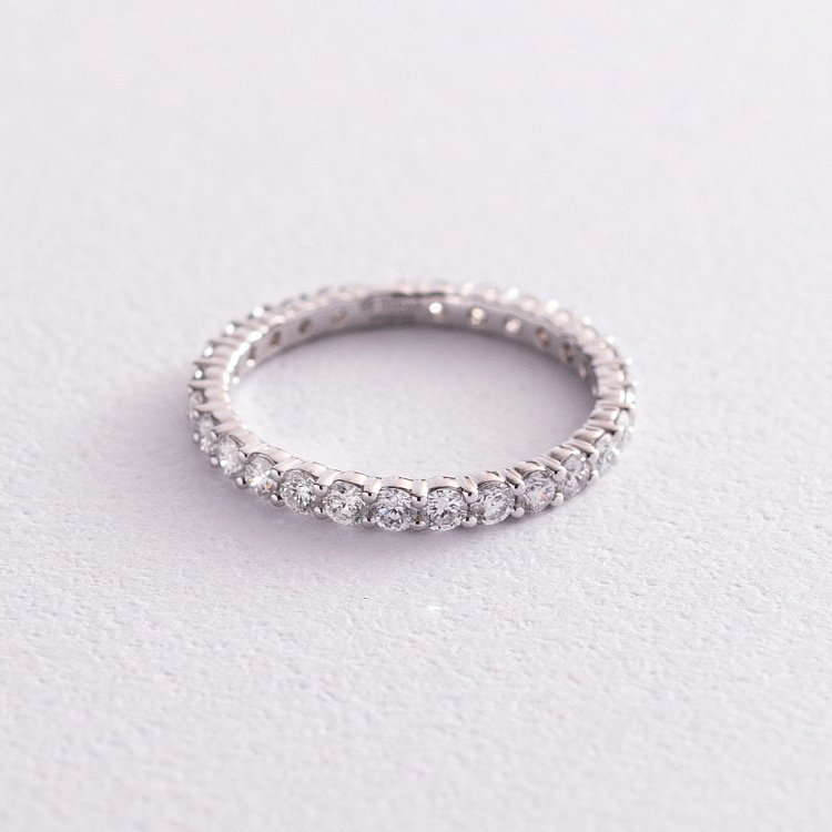 Кольцо в платине с бриллиантами кб264nl от ювелирного магазина Оникс - 4