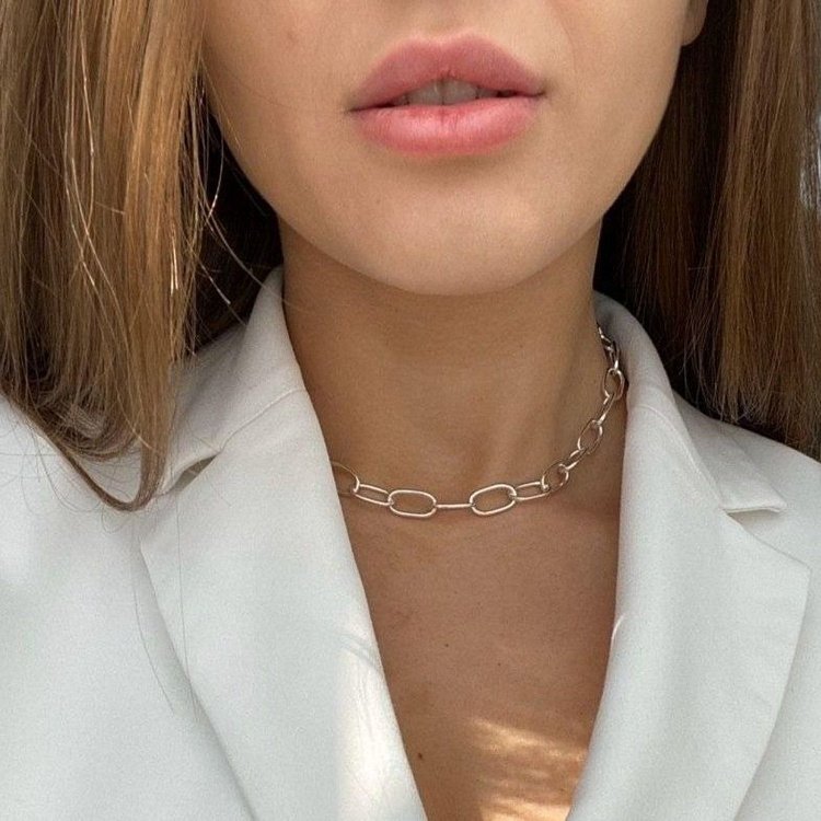 Серебряное колье "Свобода" 181037 от ювелирного магазина Оникс - 35