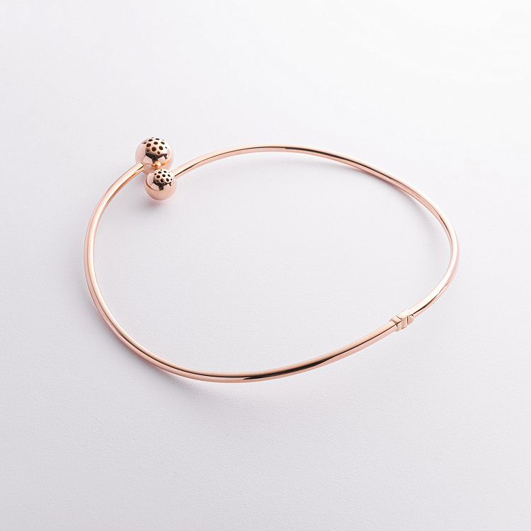 Кольє - чокер "Кульки" (червоне золото) кол02618 від ювелірного магазину Онікс - 1