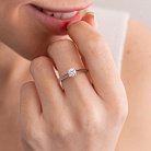 Помолвочное золотое кольцо с бриллиантом 24621121 от ювелирного магазина Оникс - 1