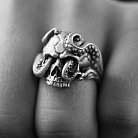 Чоловічий срібний перстень "Череп зі щупальцями восьминога" 112716 от ювелирного магазина Оникс - 5